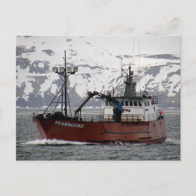Seabrooke, Crab Boat in Dutch Harbour, Alaska Postcard (Front)