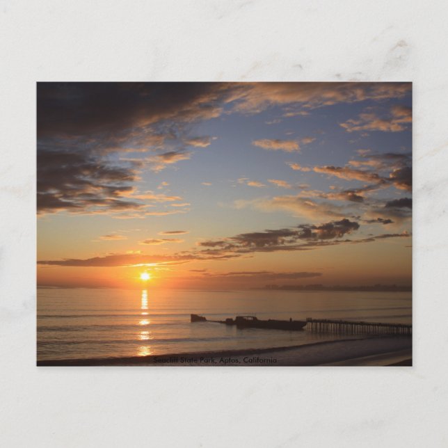 Seacliff State Park, Aptos... Postcard (Front)