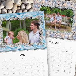 Seacoast Framed 12-month Family Photo Calendar