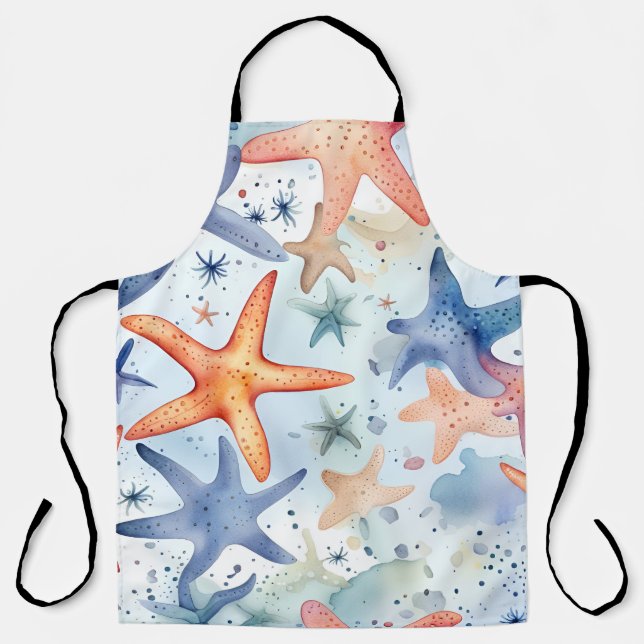 Seafish Colourful pattern  Apron (Front)