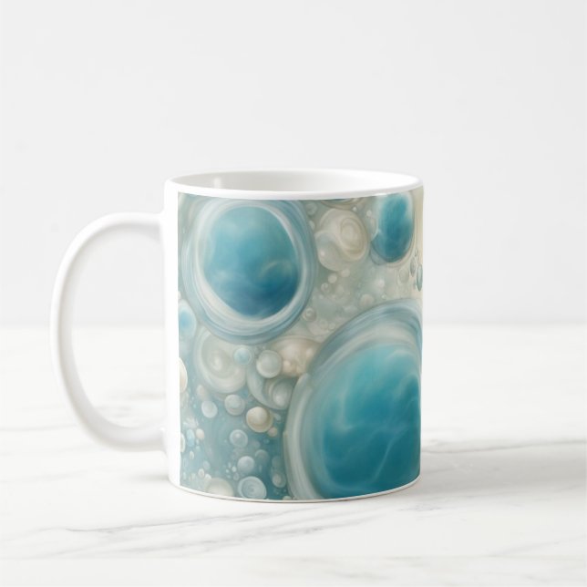 Seafoam Bubbles  Coffee Mug (Left)
