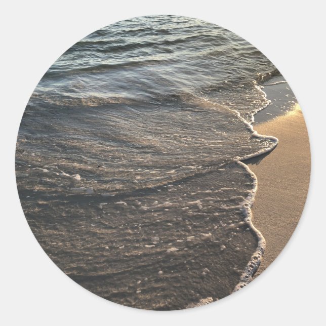 Seafoam Classic Round Sticker (Front)