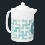 Seafoam Green Geometric<br><div class="desc">Stylish and trendy modern geometric  pattern. Shown here in shades of seafoam green for that totally Chic look</div>