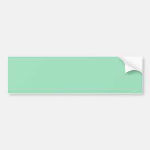 Seafoam Green Solid Colour Bumper Sticker