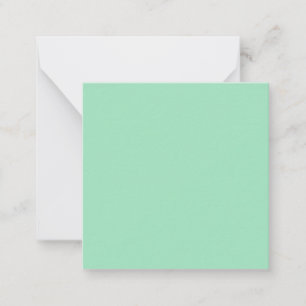 Seafoam Green Solid Colour Card