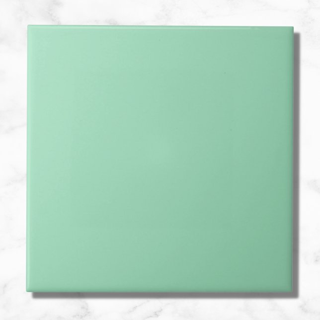 Seafoam Green Solid Colour Ceramic Tile (Creator Uploaded)
