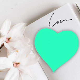 Seafoam Green Solid Colour   Classic   Elegant Square Sticker