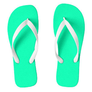 Seafoam Green Solid Colour   Classic   Elegant Thongs