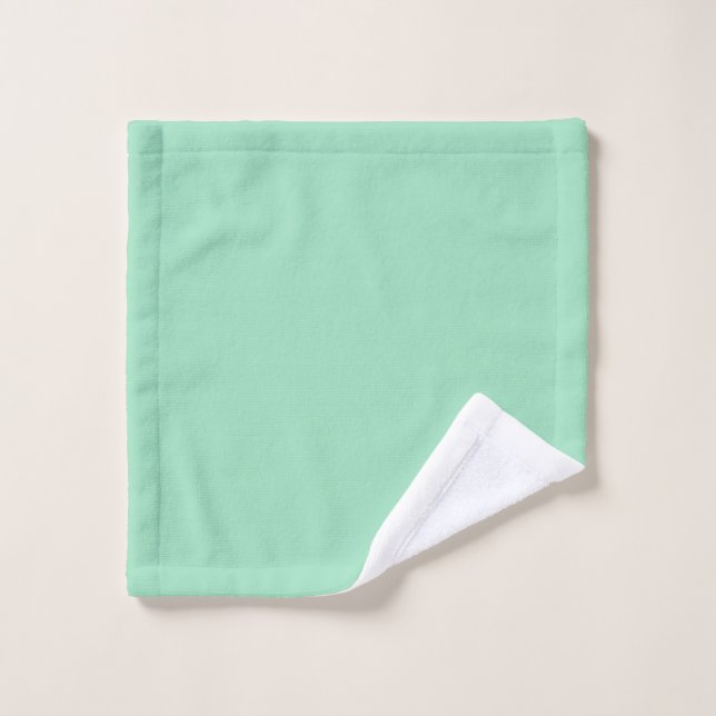 Seafoam Green Wash Cloth for Skin and Face Care (Wash Cloth)