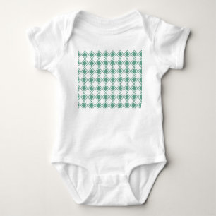 Seafoam Harlequin Baby Bodysuit