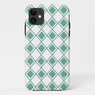 Seafoam Harlequin  iPhone 11 Case