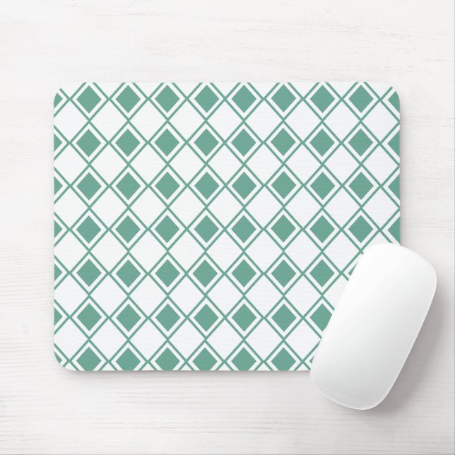 Seafoam Harlequin  Mouse Pad (With Mouse)