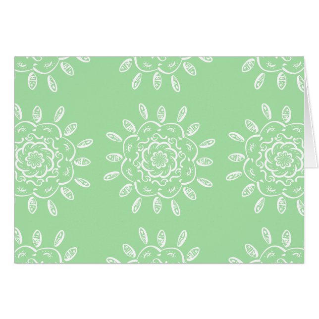 Seafoam Mandala (Front Horizontal)