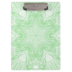 Seafoam Mandala Clipboard