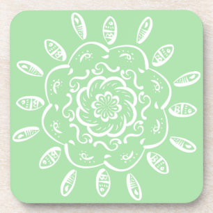 Seafoam Mandala Coaster