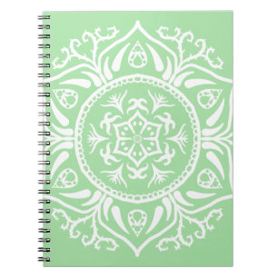 Seafoam Mandala Notebook