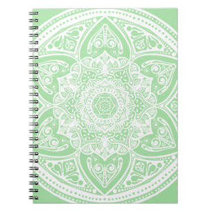 Seafoam Mandala Notebook