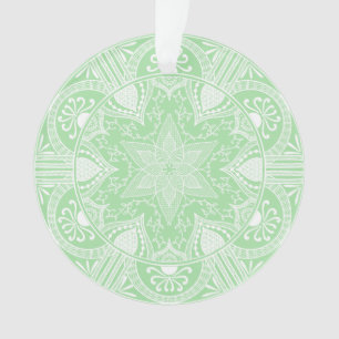 Seafoam Mandala Ornament