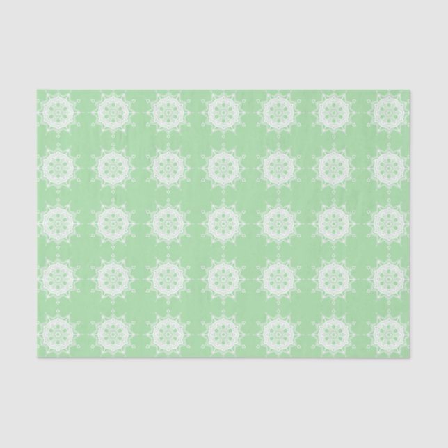 Seafoam Mandala Tissue Paper (Front)