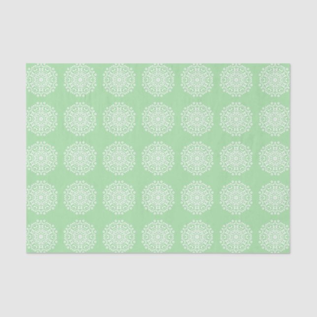 Seafoam Mandala Tissue Paper (Front)