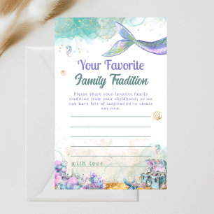 Seafoam Mermaid Family Tradition Keepsake