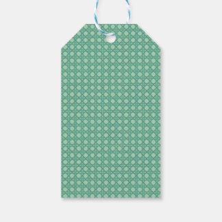 Seafoam Rattan Gift Tag