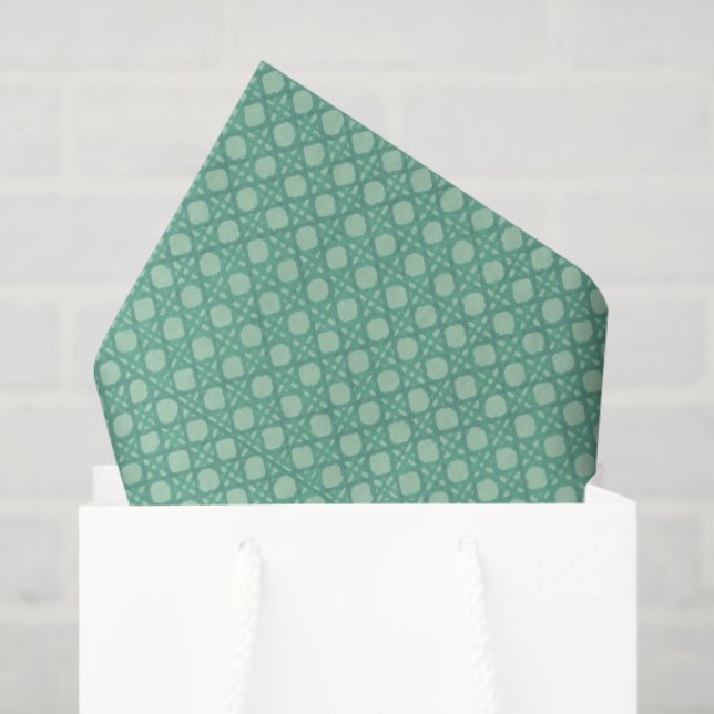 Seafoam Rattan Tissue Paper (Gift Bag)