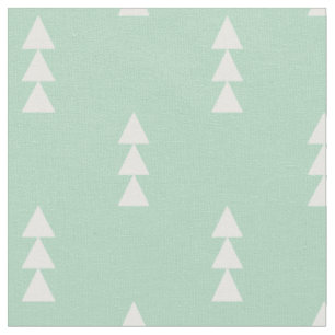 Seafoam Stacked Triangles Fabric