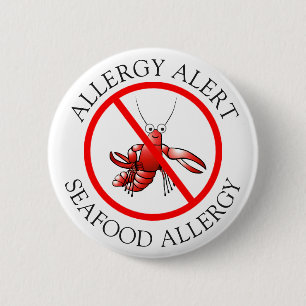 Seafood Allergy Alert Button