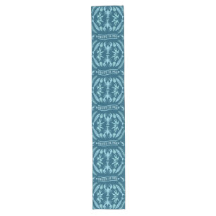 Seafood Art Decor Prints Long Table Runner