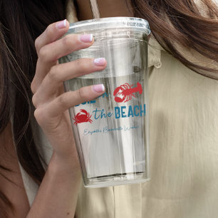 Seafood Boil Bachelorette Party Acrylic Tumbler