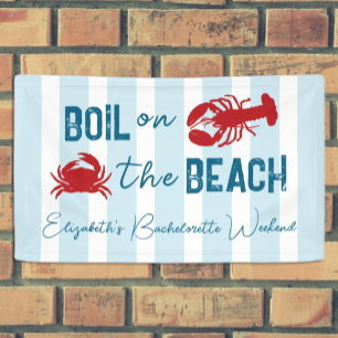Seafood Boil Bachelorette Party Banner