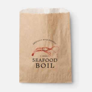 Seafood Boil Themed Party Favour Bag
