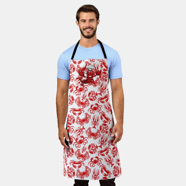 Seafood Chef Apron (Worn)