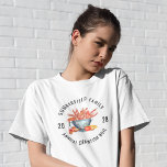 Seafood Cookout Crawfish Boil Family Summer Party T-Shirt<br><div class="desc">It's here again. The annual summer party event you plan for the whole family to hang, eat and drink. Commemorate this year with a matching family design to make the photo look perfect and keep the memory for years and years. Add your family details by clicking the "Personalise" button. TIP:...</div>
