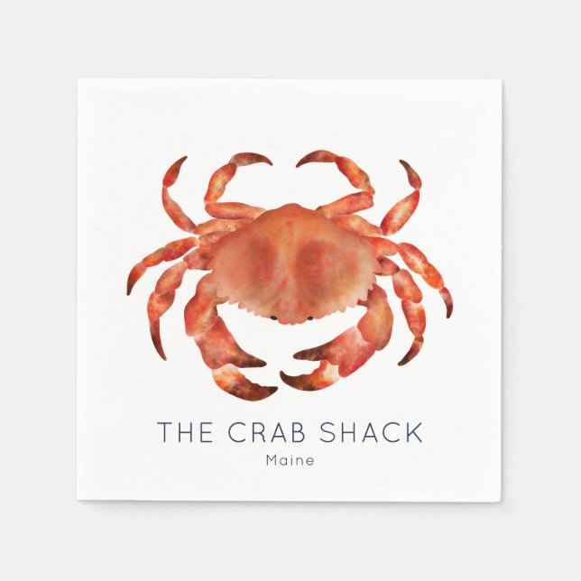Seafood Crab Restaurant  Napkin (Front)