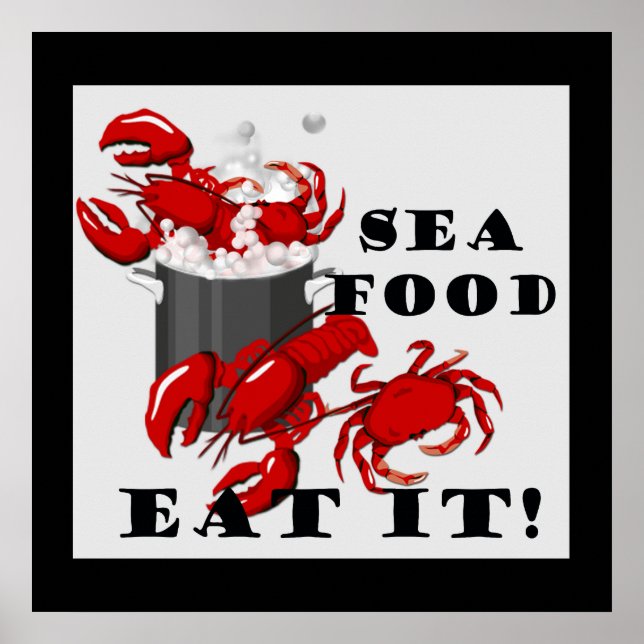 Seafood Eat It! Poster (Front)