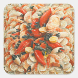 Seafood Extravaganza 2010 Square Sticker