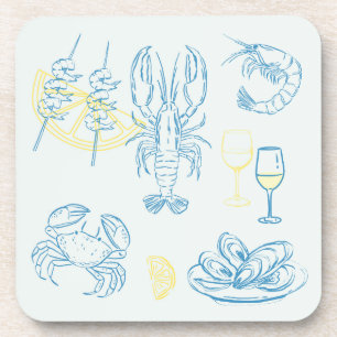 Seafood Feast Coaster