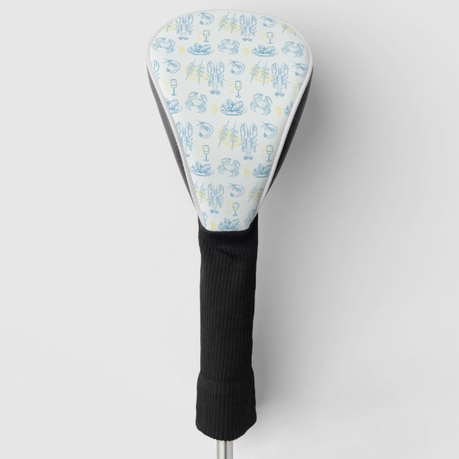 Seafood Feast Golf Head Cover (Front)