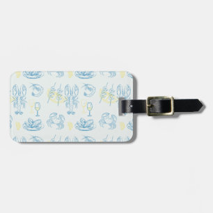 Seafood Feast Luggage Tag