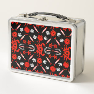 Seafood Foodie Gifts Metal Lunch Box