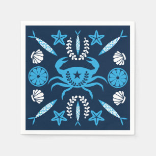 Seafood Foodie Gifts Napkin