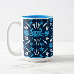 Seafood Foodie Gifts Two-Tone Coffee Mug