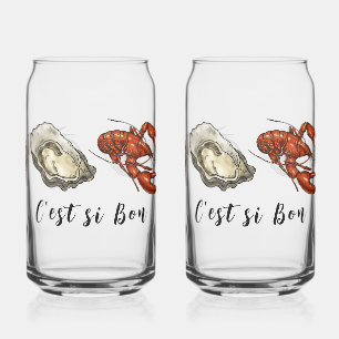 Seafood Glass Cans