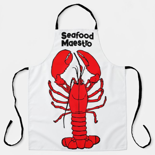 Seafood Maestro Chef Apron (Front)
