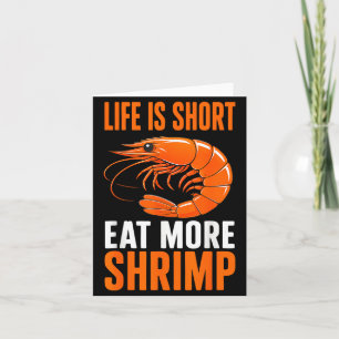 Seafood market shrimping seafood shrimps card