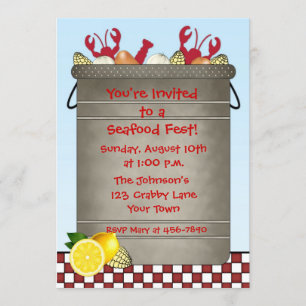 Seafood Party Invitation