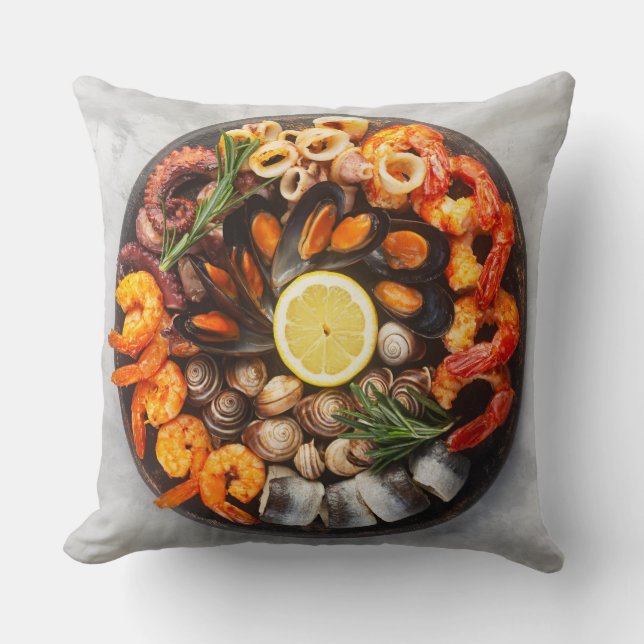 Seafood Platter Cushion (Front)