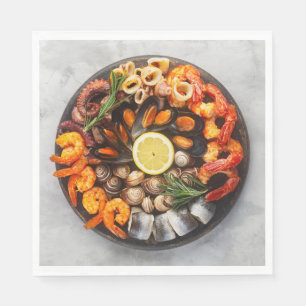 Seafood Platter Napkin